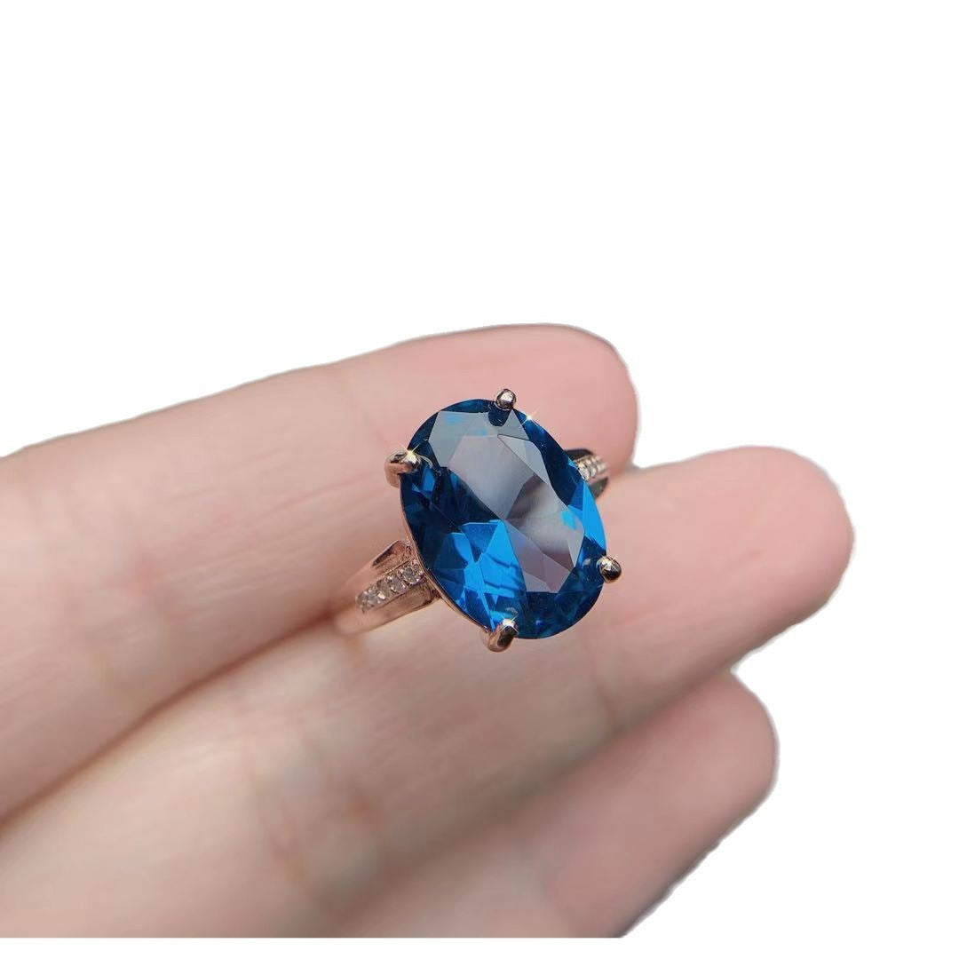 Women's Fashion Colored Gemstone Ring