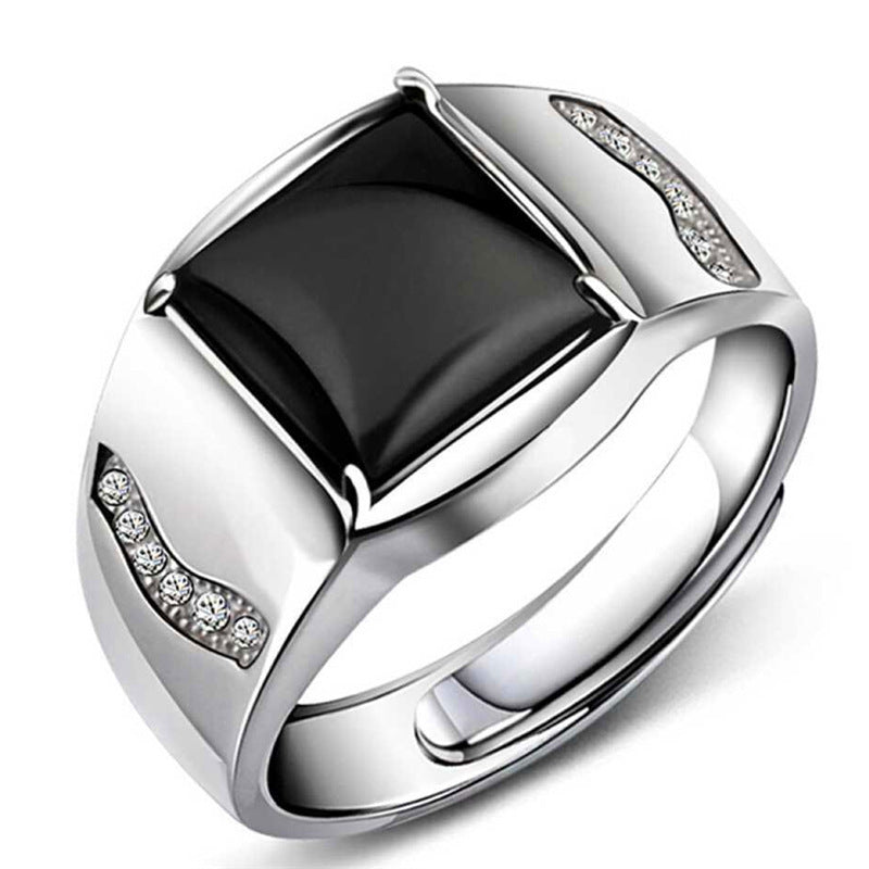 Fashion Men's Gemstone Ring Personality