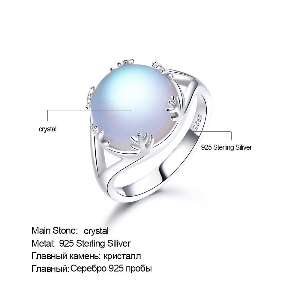 Aurora Moonlight Gemstone Ring
