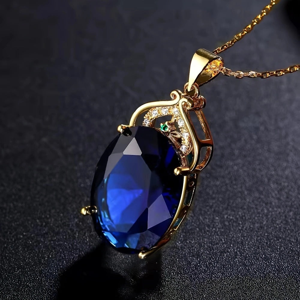 Stylish Pendant Ametrine Gemstone Necklace
