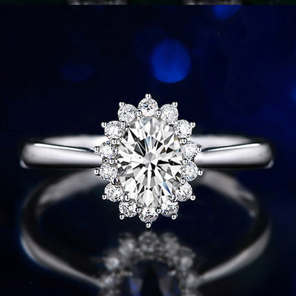 Colored Gemstone Princess Engagement Ring