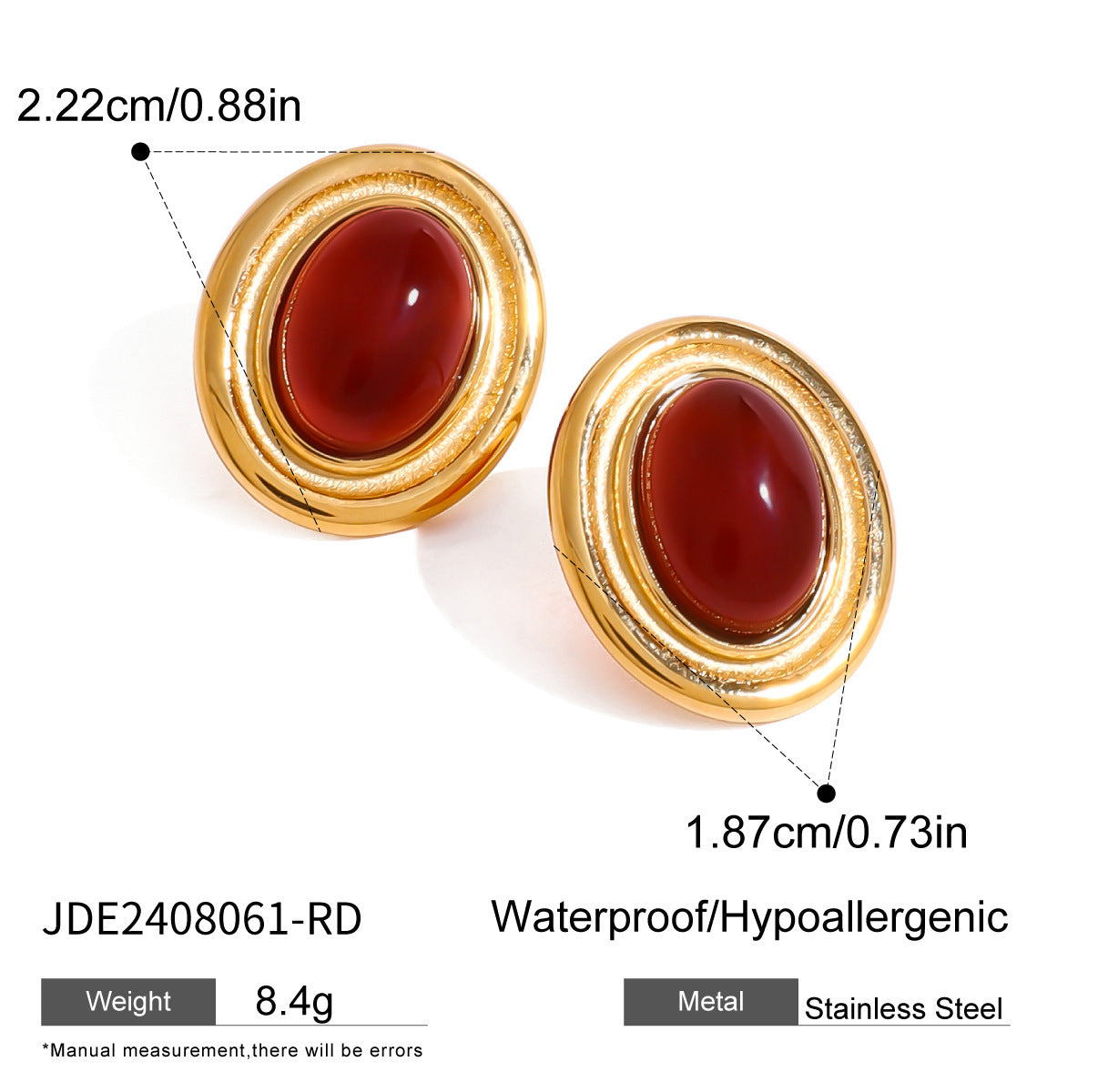 Ladies' Fashion Gemstone Earrings
