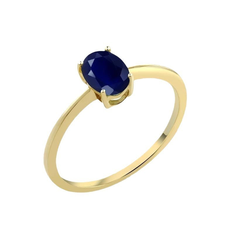 Gold-plated Fashion Simple High-grade Ring