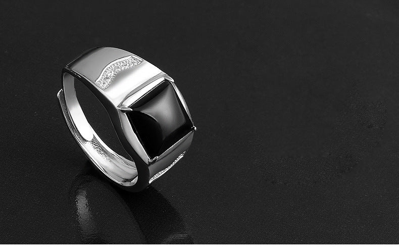 Fashion Men's Gemstone Ring Personality