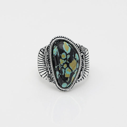 Retro Men's And Women's Gemstone Ring