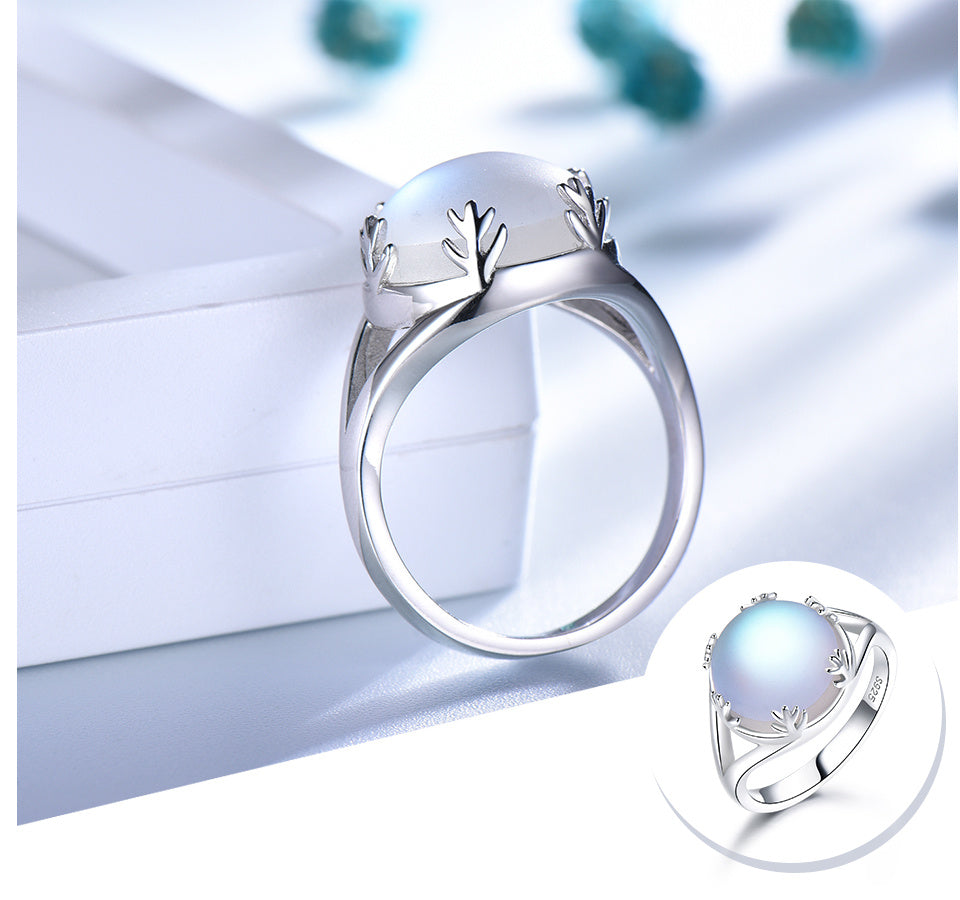 Aurora Moonlight Gemstone Ring