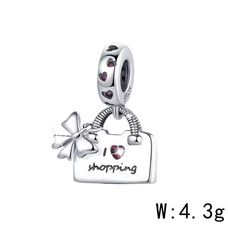 Fashion ladies zircon gemstone pendant necklace