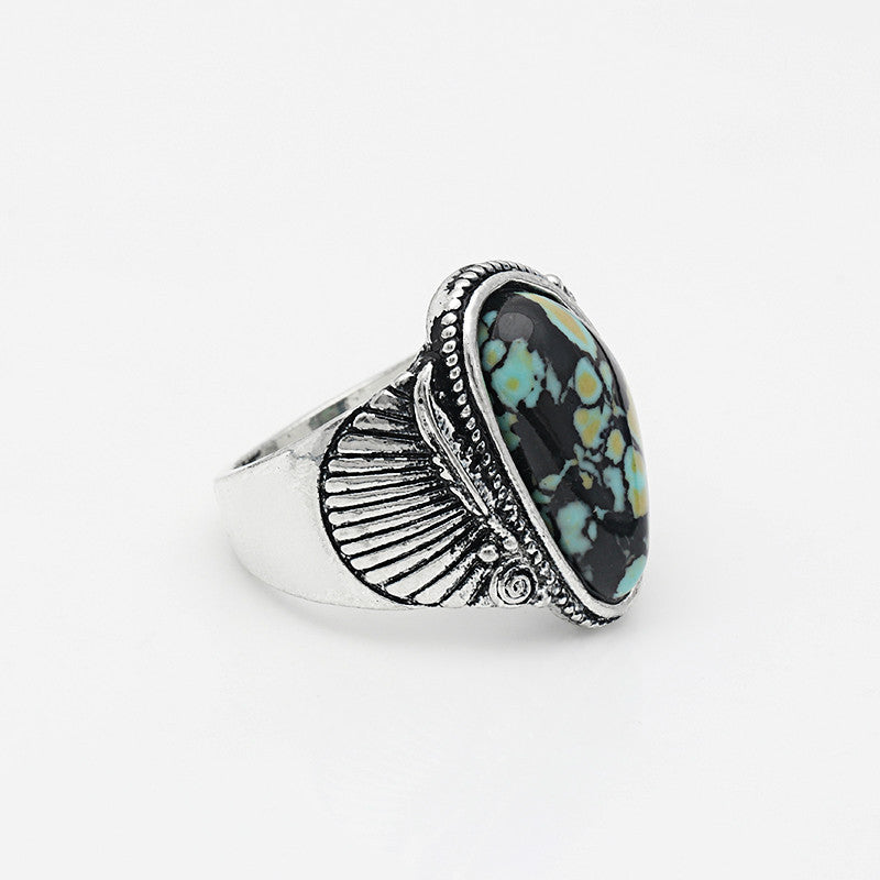 Retro Men's And Women's Gemstone Ring