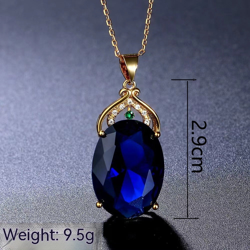 Stylish Pendant Ametrine Gemstone Necklace