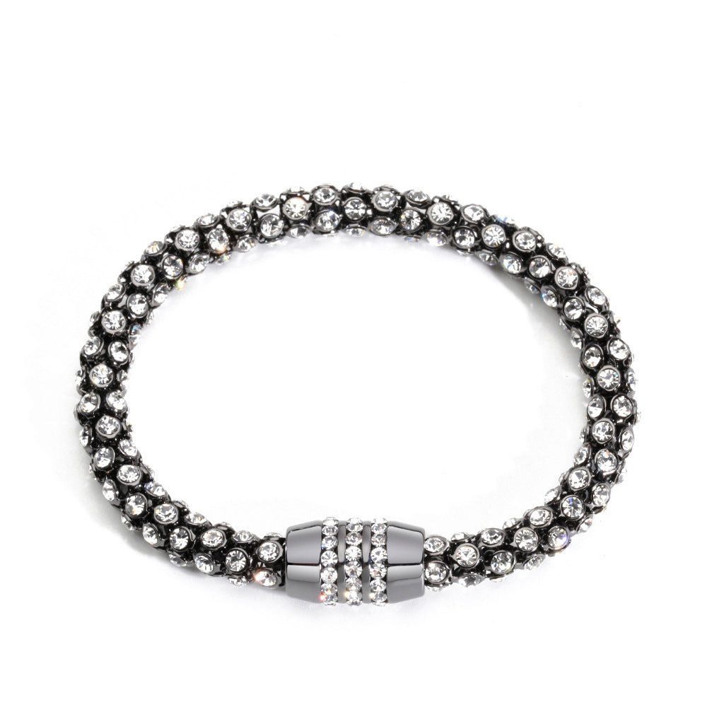 Colorful Diamond Magnetic Buckle Niche Colorful Crystal Bracelet