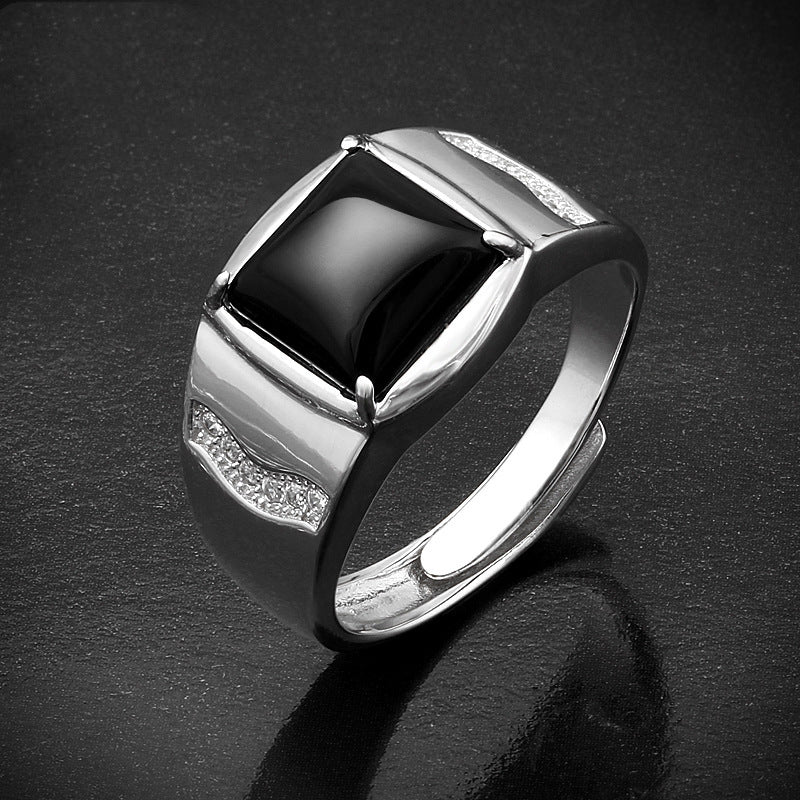 Fashion Men's Gemstone Ring Personality