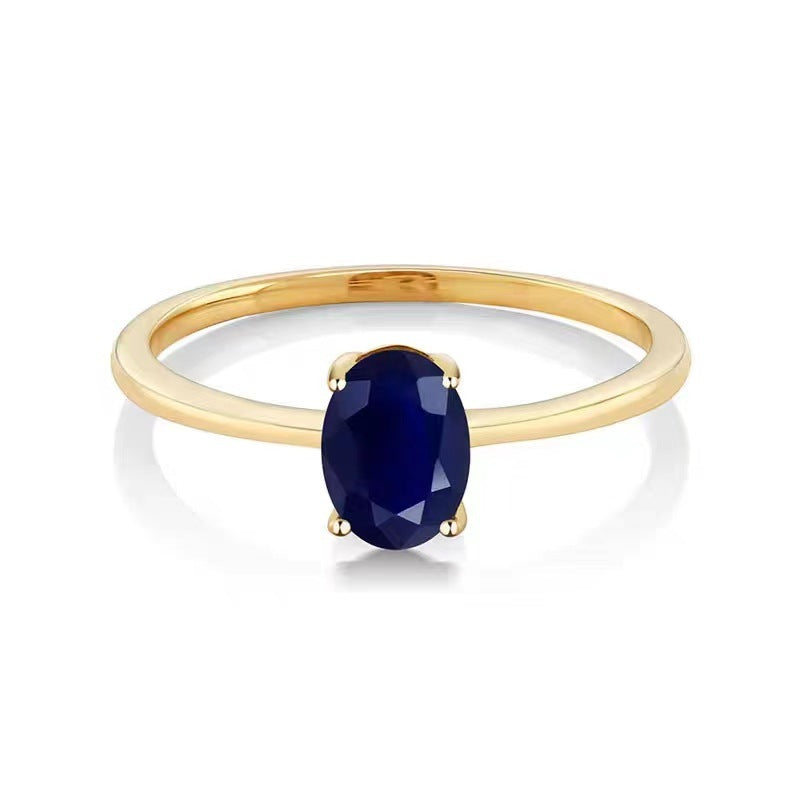Gold-plated Fashion Simple High-grade Ring