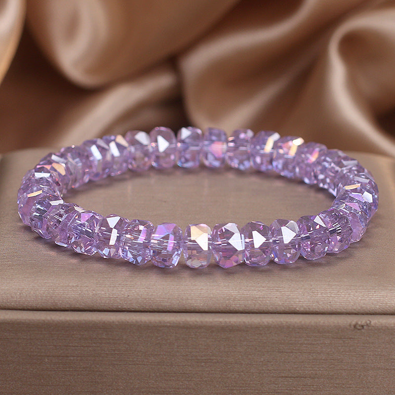 Women's High-grade Colorful Crystal Bracelet Light Luxury Minority