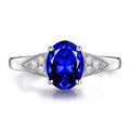 Simulation Tourmaline Gemstone Ring
