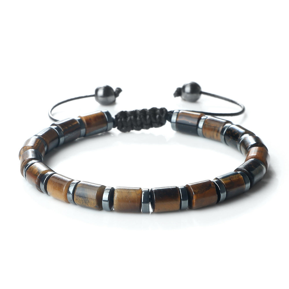 Colorful Agate Stone Beaded High-grade Bohemian Adjustable Bracelet