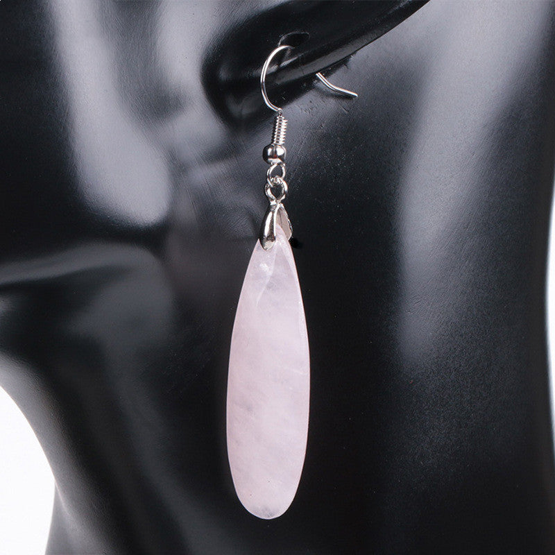 Natural gemstone earrings