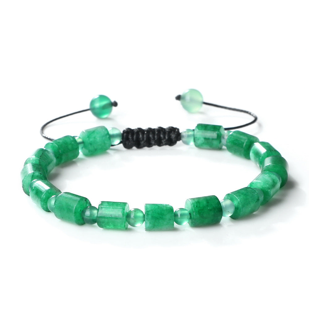 Colorful Agate Stone Beaded High-grade Bohemian Adjustable Bracelet