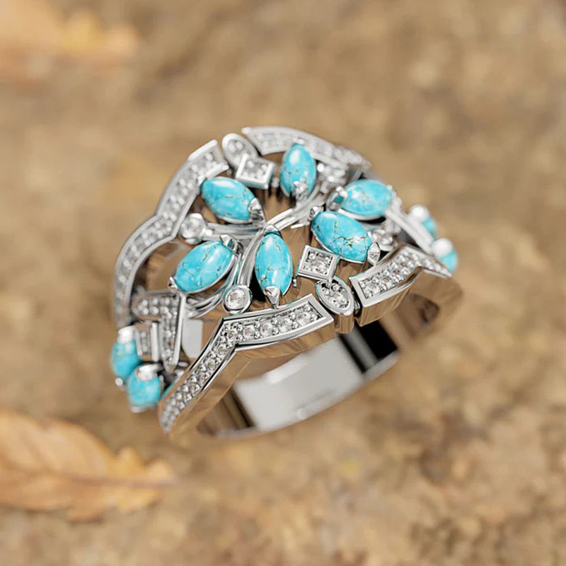 Japanese And Korean Ethnic Style Exotic Ring