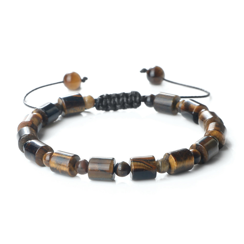 Colorful Agate Stone Beaded High-grade Bohemian Adjustable Bracelet